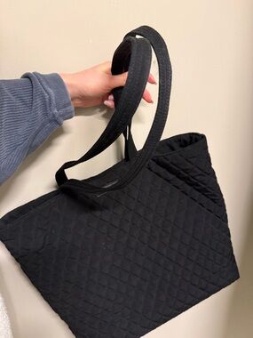 Vera Bradley Black Quilted Tote